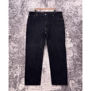 Vintage Levis Jeans 40 x 32 Mens 501 Made in Mexico Black Wash Denim